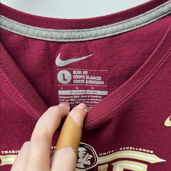 NIKE Tshirt, Women, Large, FL Seminoles - Picture 2 of 4